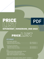 PRICELIST TANGERANG