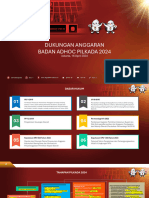 (BIRO RENSI) Dukungan Anggaran Badan Adhoc Pilkada 2024 - Jakarta - 18 April 2024