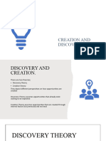 Discovery and Creation Theory 