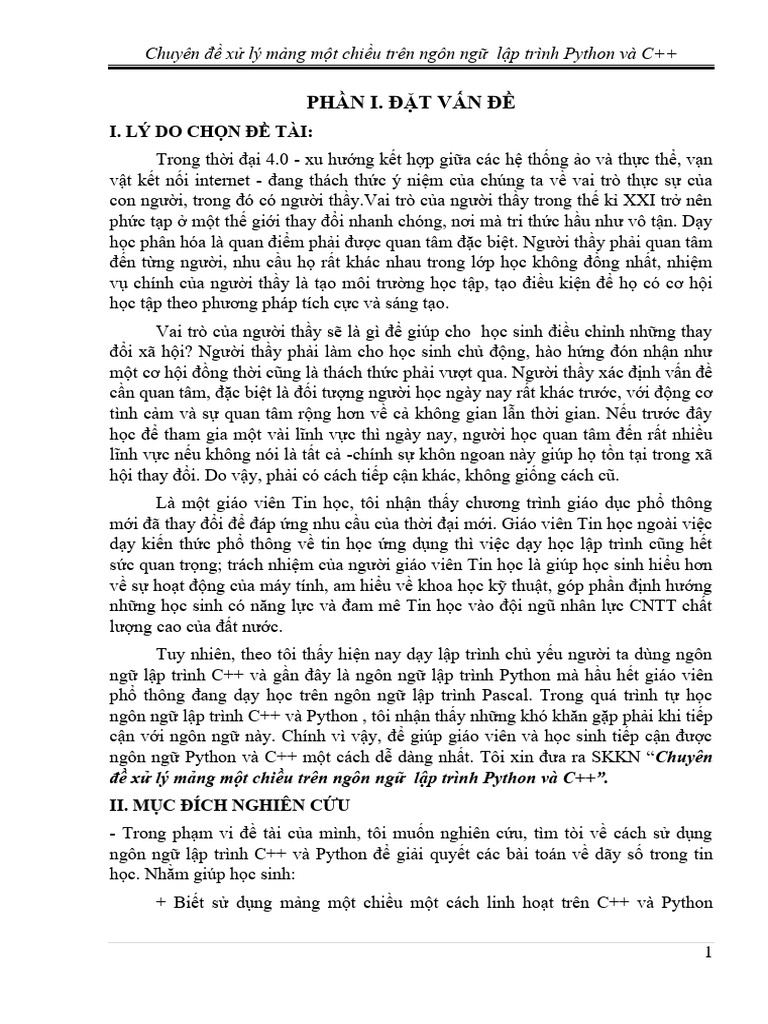 Chuyen de xu ly mang mot chieu tren ngon ngu lap trinh python pdf