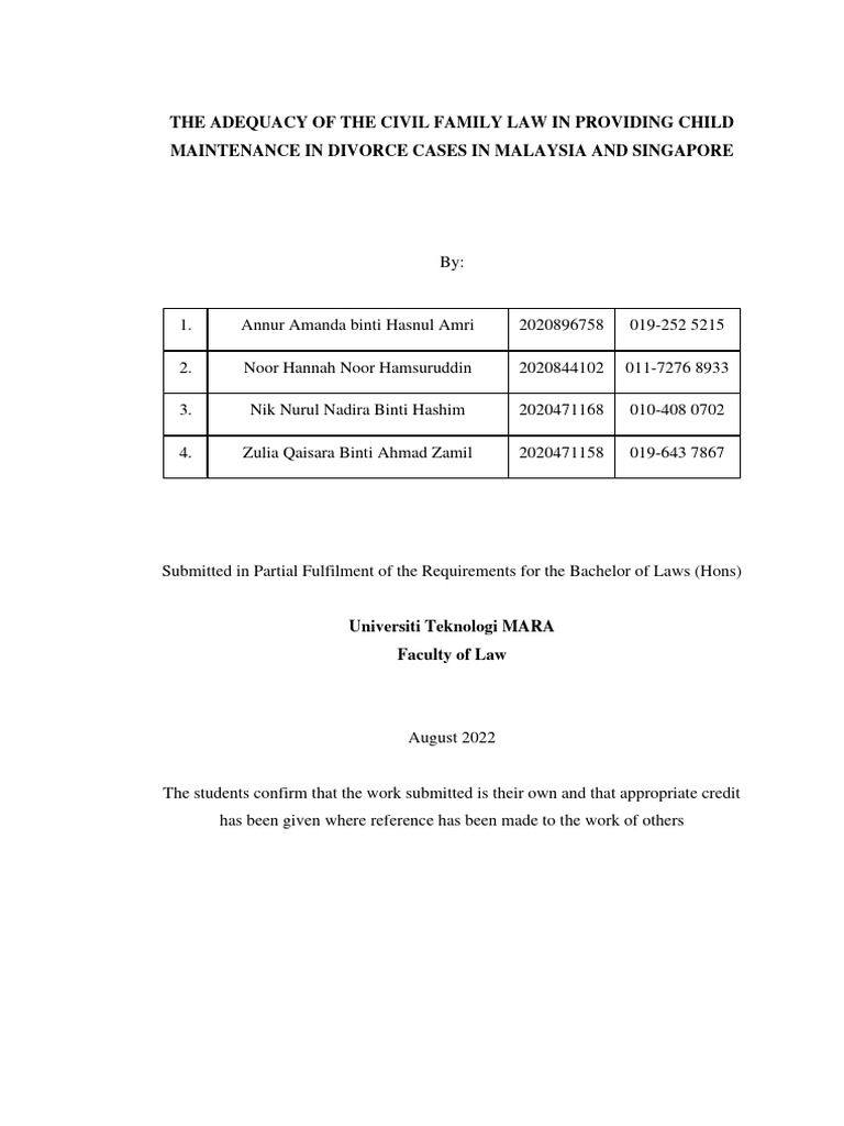 Child Maintenance Number