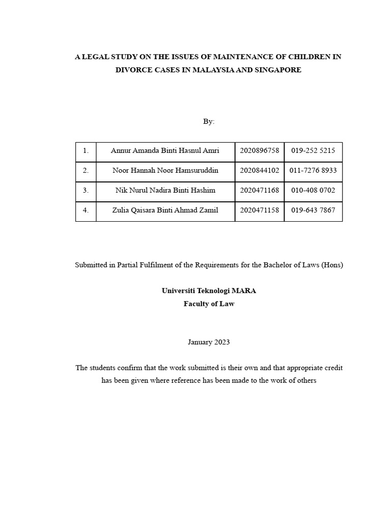 honours-project-paper-child-maintenance-pdf-child-support-malaysia