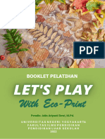 Booklet Pelatihan Let's Play With Eco-Print - Adin Ariyanti Dewi