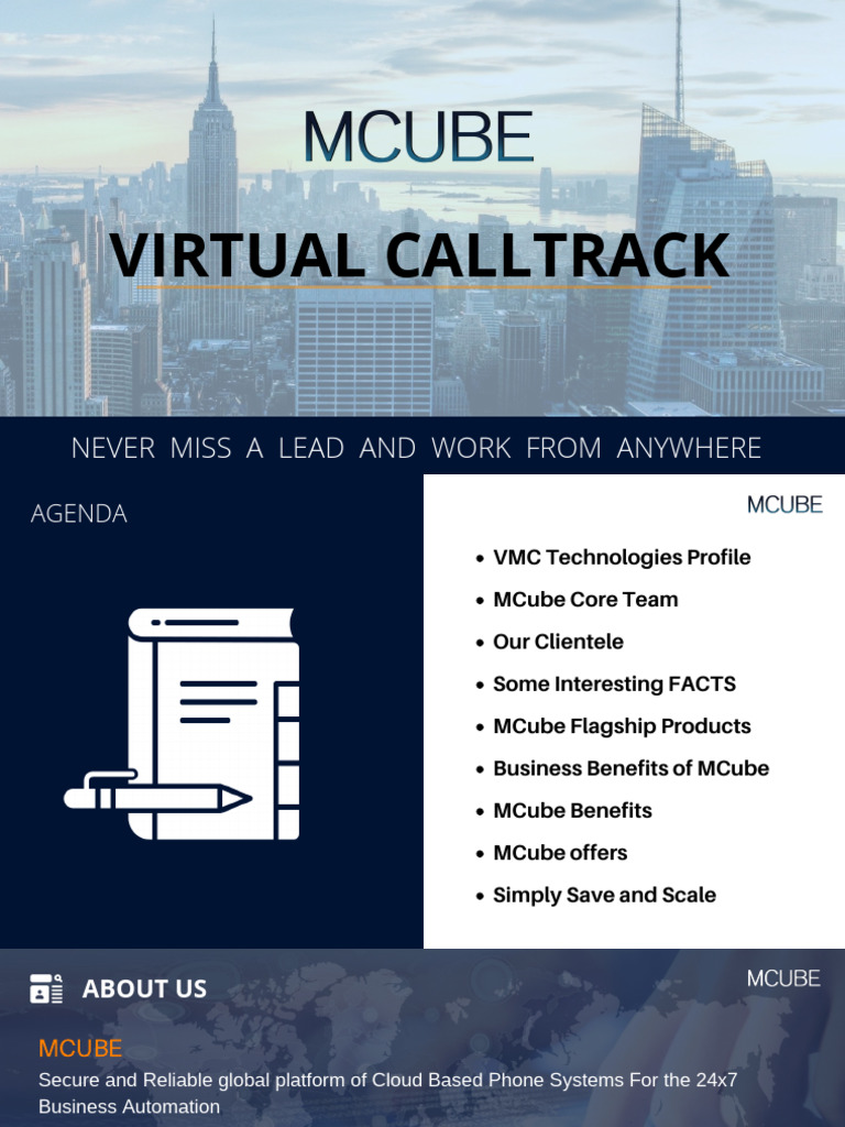 Mcube Corporate Presentation Pdf Interactive Voice Response Call
