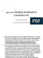 Ijambo ritangiza amateraniro y’amasaha 24