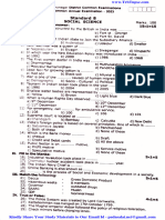 8th Social EM Annual Exam 2023 Original Question Paper English Medium PDF Download