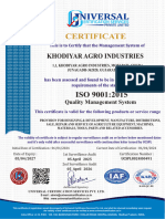 I491 Khodiyar Agro Industries