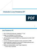 Introduction To Java Persistence API