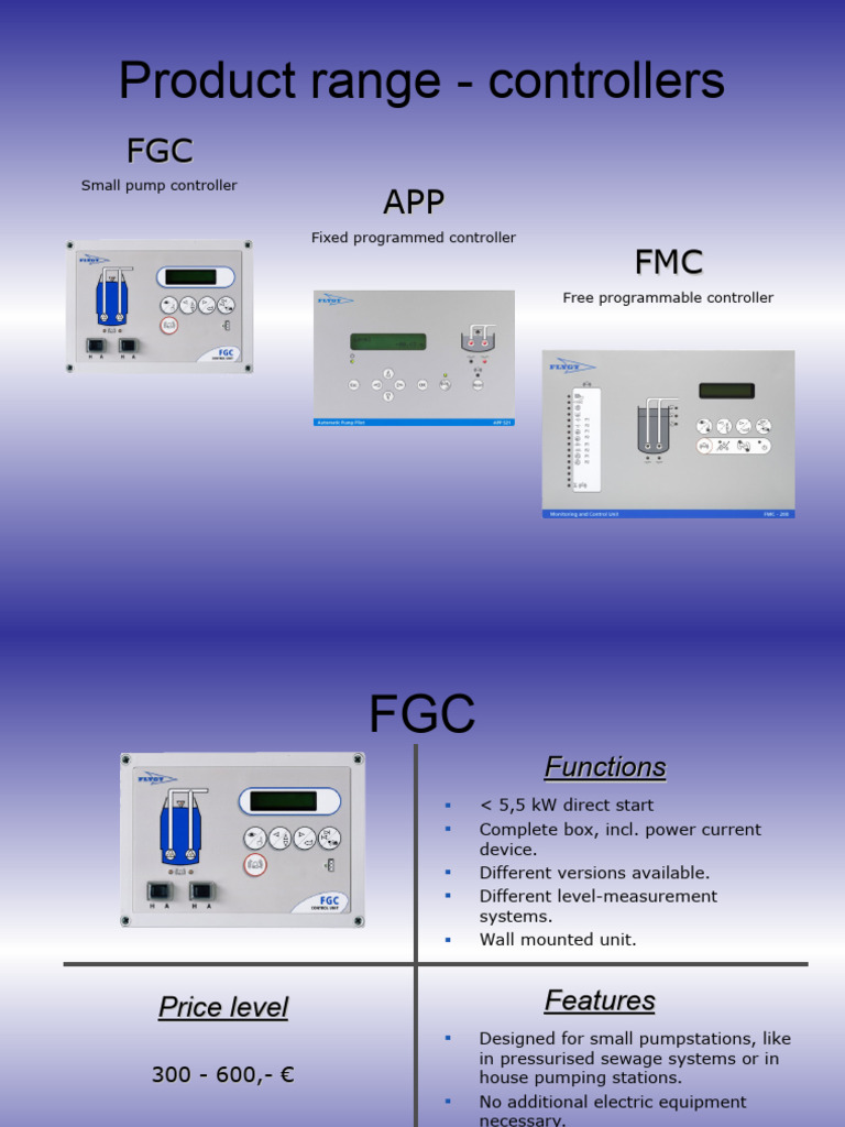 Product Range - Controllers: APP FMC FGC | PDF | Mobile Software