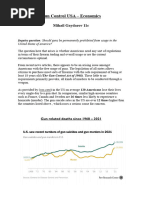 Gun Control USA - Economics