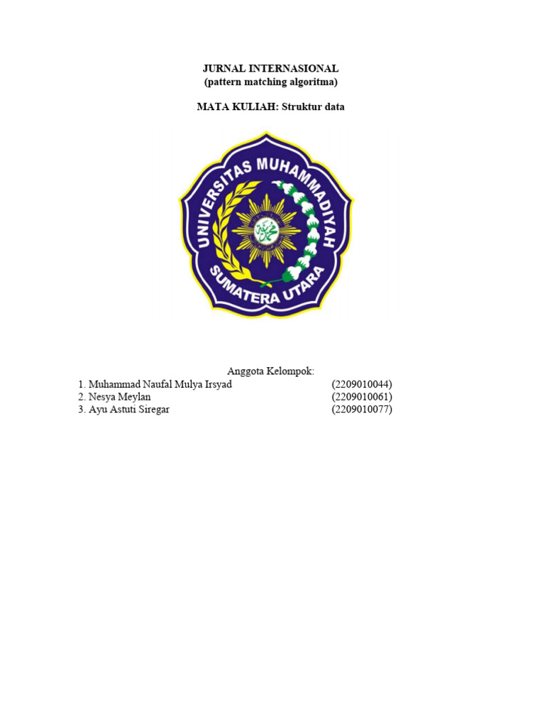 Muhammad Naufal Mulya Irsyad Jurnal Internasional Pattern Matching ...