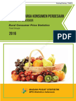 Statistik Harga Konsumen Perdesaan Kelompok Makanan 2016