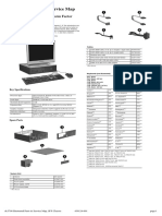 Illustrated Parts & Service Map: HP Compaq dc5700 Small Form Factor Business PC
