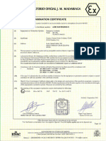ATEX Certificate LOM03ATEX2036X - en