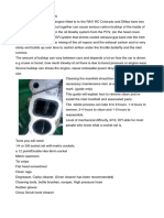 Manifold Cleaning Procedure 4JJ1