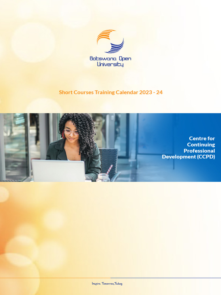 CCPD Short Courses Calendar 2023-24 | PDF
