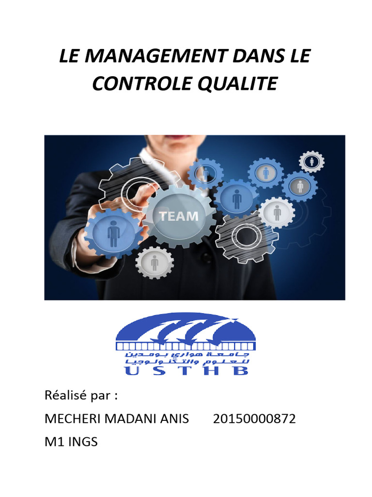 Management et contrôle qualité efficace | PDF | Management de la ...
