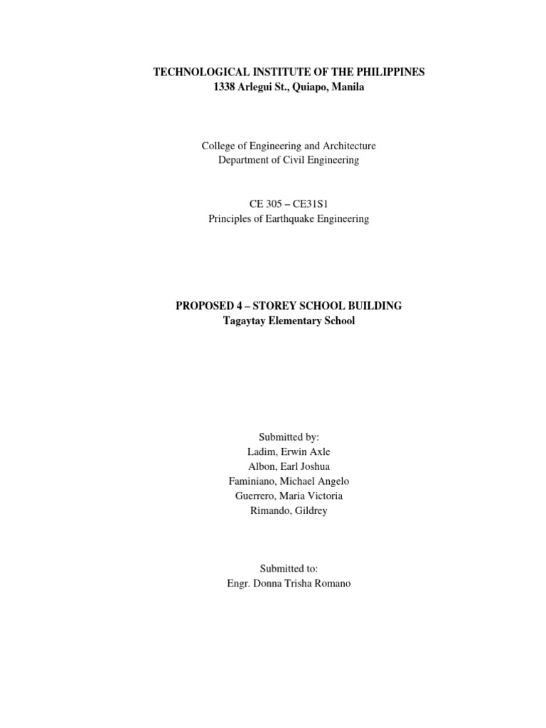 Earthquake Project Template Chapter 1 2 1 | PDF | Paragraph | Flood