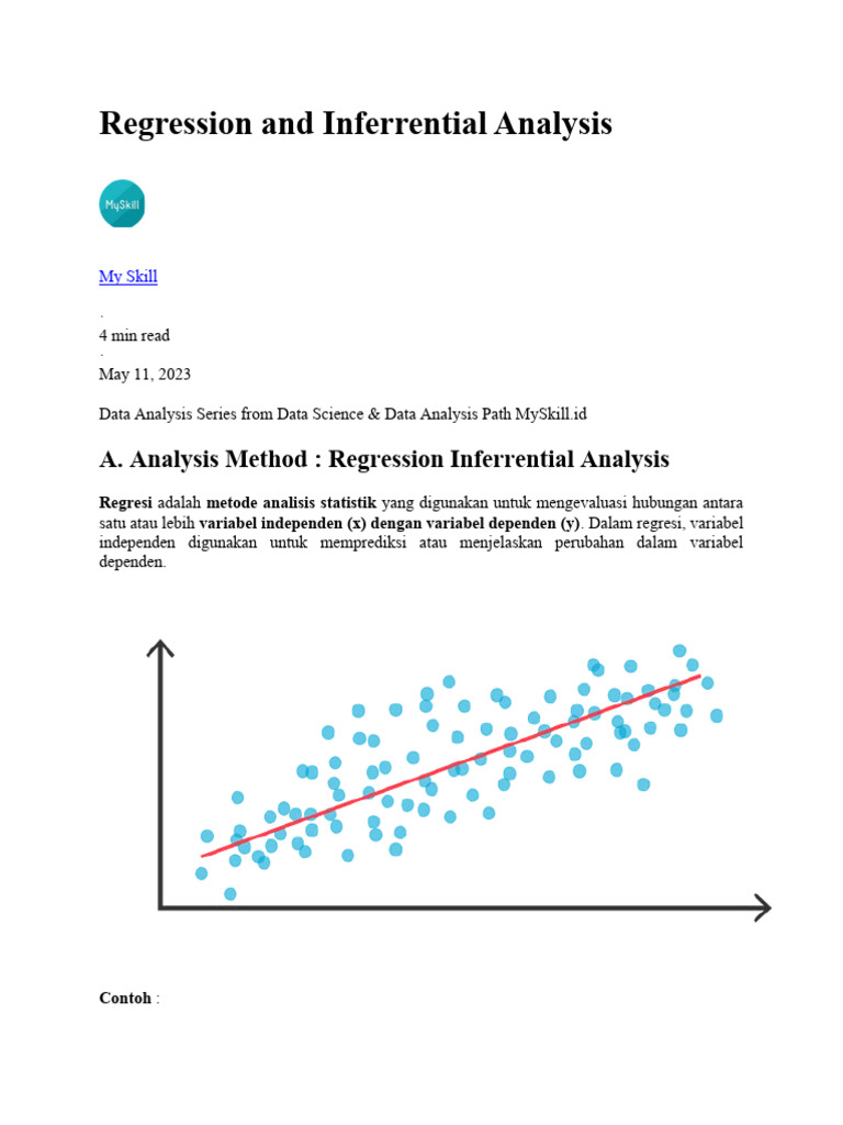 Analisis Regresi: Metode dan Aplikasi | PDF