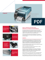 Rugged Parts Durable Machines Reliability &durability: Light Industrial Barcode Label Printer