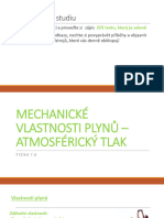 Mechanické Vlastnosti Plynů Atmosfericky Tlak