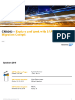 Explore and Work With SAP S4HANA Migration Cockpit