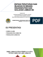 Implementasi Peraturan Dan Kebijakan Bidang Pengankutan Dan Pengolahan