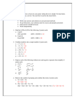 ALGEBRA-PRE-TEST-SOLUTIONS-CAL-1-MODULE