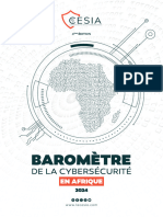 La 4e Édition Du BAROMETRE DE LA CYBERSECURITE EN AFRIQUE 2024