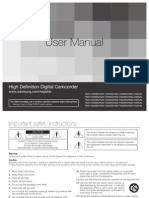 Samsung Camcorder H300 User Manual