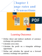 Chapter 1 - Exchange Rate and Forex Transactions