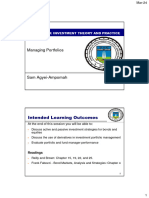 IT&P 2024 Set 3 - Managing and Evaluation of Portfolio Performance2