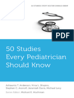 (50 studies every doctor should know (Series)) Ashaunta T. Anderson, Nina L. Shapiro, Stephen C. Aronoff, Jeremiah Davis, Michael Levy, Michael E. Hochman - 50 studies every pediatrician should know-O