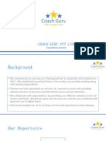 Coach Guru PVT LTD: Consultancy Services