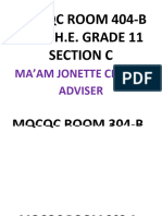 MQCQC ROOM Assignment