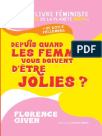 Depuis Quand Les Femmes Vous Doivent D Etre Jolies 2021 Florence