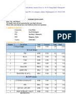 Export Quotation