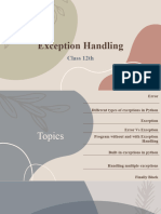 Exception Handling