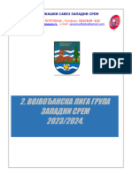 Bilten 03 Druga Vojvodjanska Liga Zapadni Srem 2023-2024