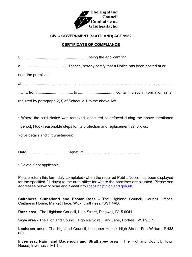 CERTIFICATE OF COMPLIANCE visual data 5