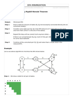 Dfa Minimization