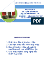 ATBM Chuong 3 Dieu Khien Truy Cap Xac Thuc Nguoi Dung