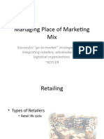 Session 3-4 Managing Place of Marketing Mix