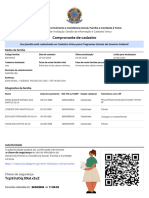 Comprovante de Cadastro: Sua Família Está Cadastrada No Cadastro Único para Programas Sociais Do Governo Federal!