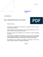 Lettre de Denonciation Solde de Tout Compte