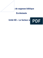 Unité 9D - Le Facteur Amitié (Ecclésiaste 4)
