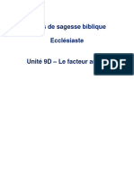 Unité 9D - Le facteur amitié (Ecclésiaste 4)