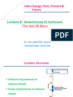GS 503: Climate Change: Past, Present & Future: Lecture 6: Greenhouse To Icehouse