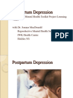 MMH PPT Postpartum Depression