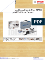 Мулти машина Dremel Multi Max MM20 MM20 19 2719